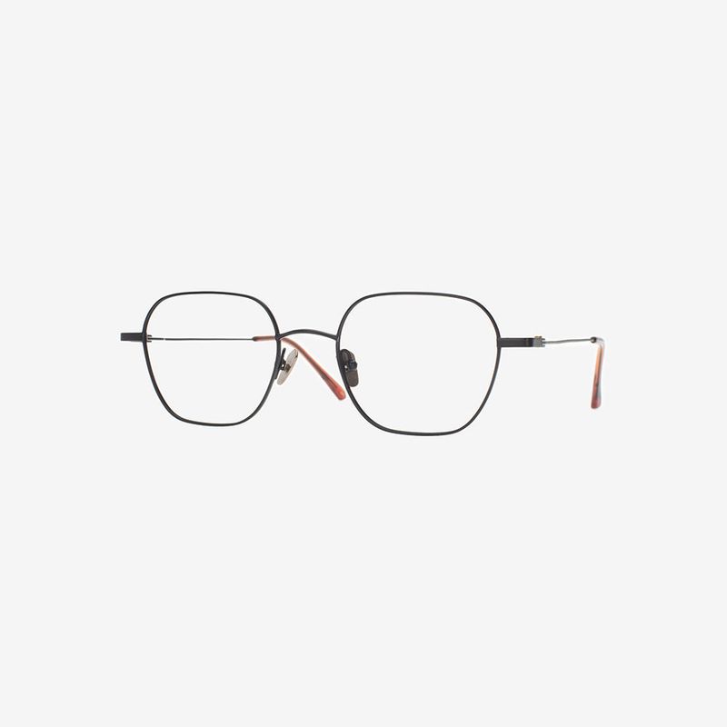 Knouun Square titanium glasses CODE. 103. C Black