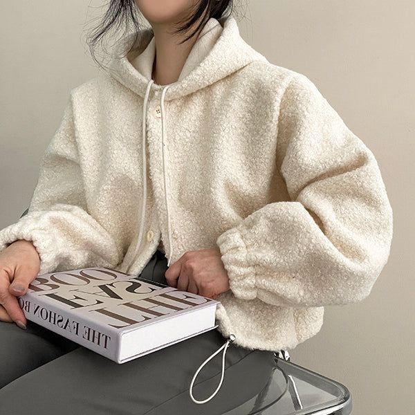 hijjoo（ハイチュー）の「Dewin String Avant Snap Hooded Jumper（Jackets/Outerwear）」