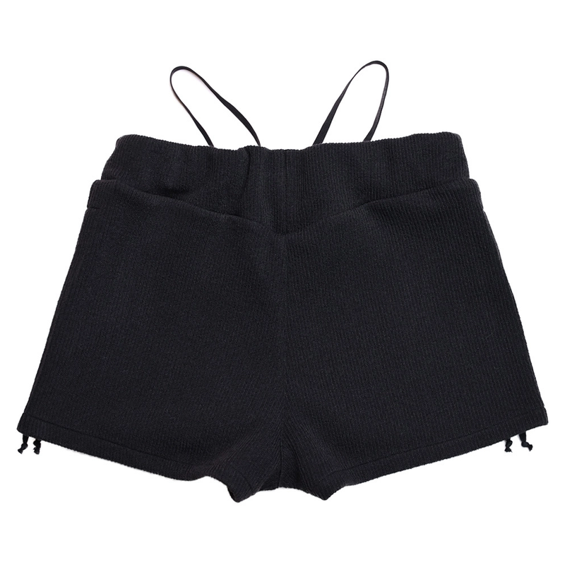 SWAN LAKE SHRRING STRING MICROSHORTS BLACK