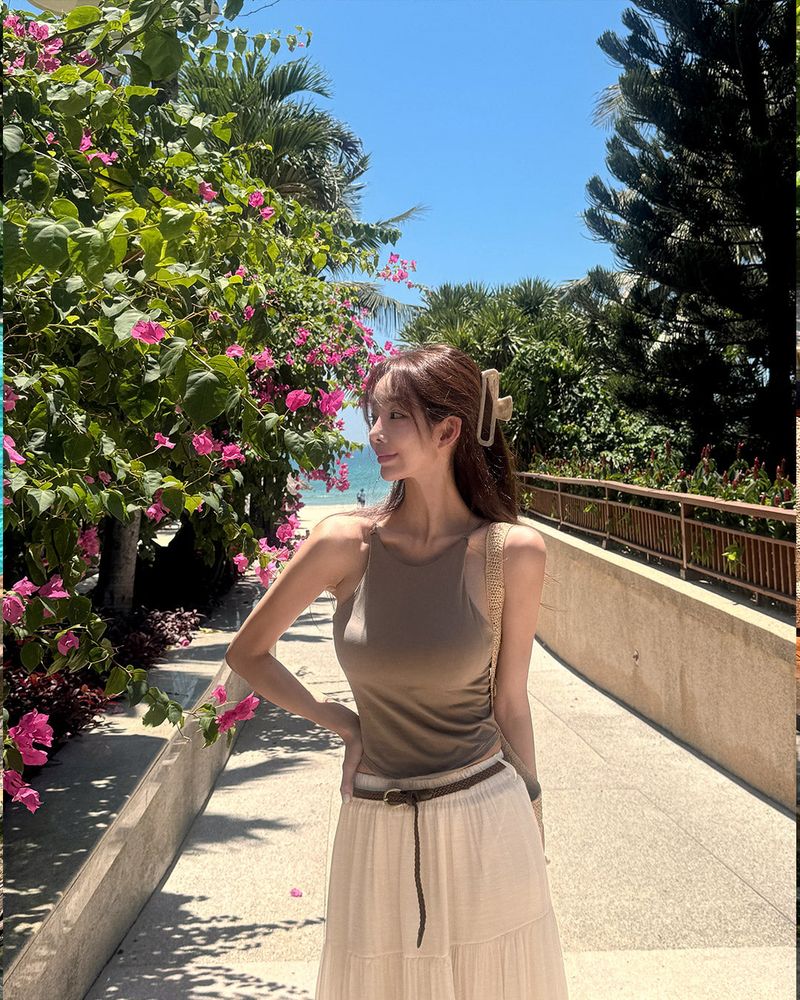 Mitz halter‑neck sleeveless