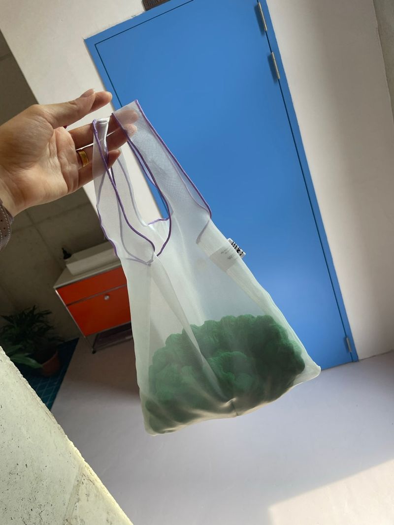 organza shopping basket