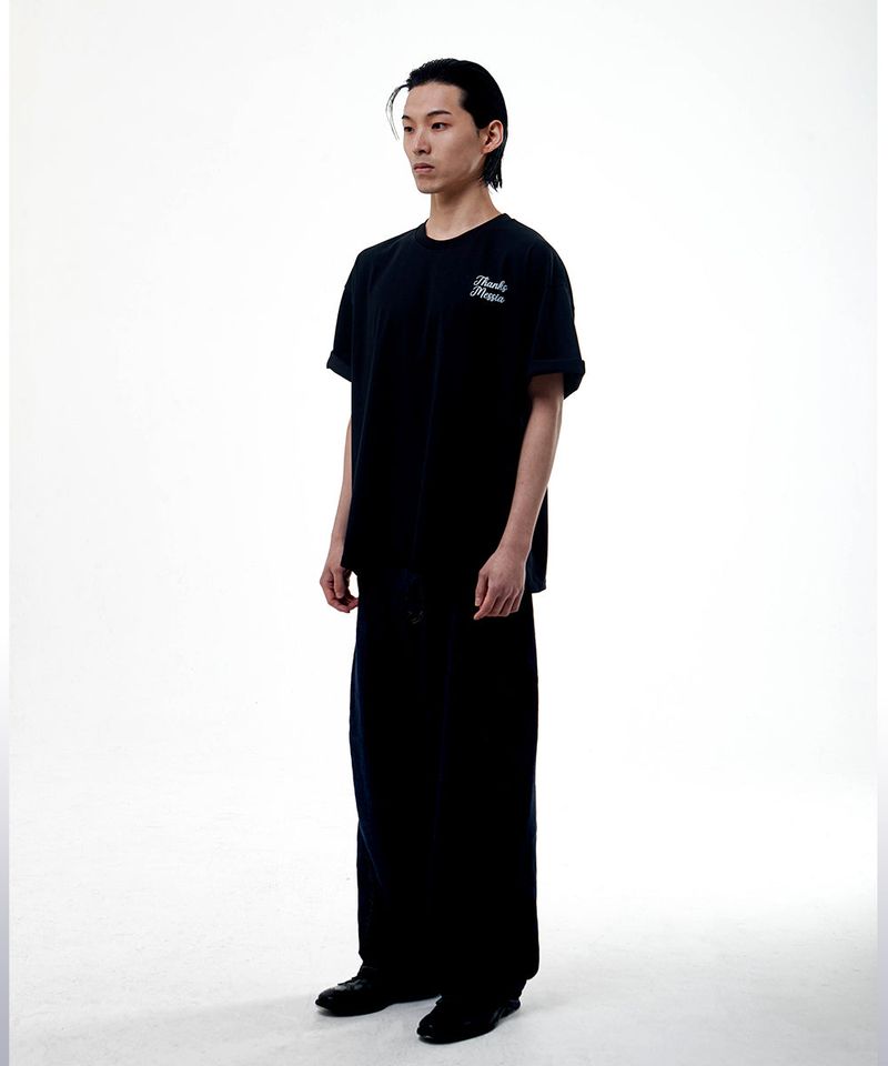 HANDWRITTEN COWBOY TSHIRT-BLACK