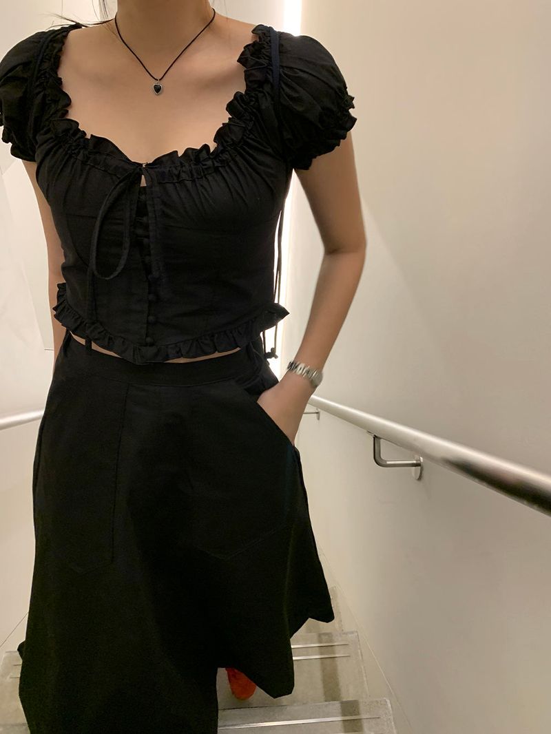 [MADE] POUTO COTTON LONG SKIRT
