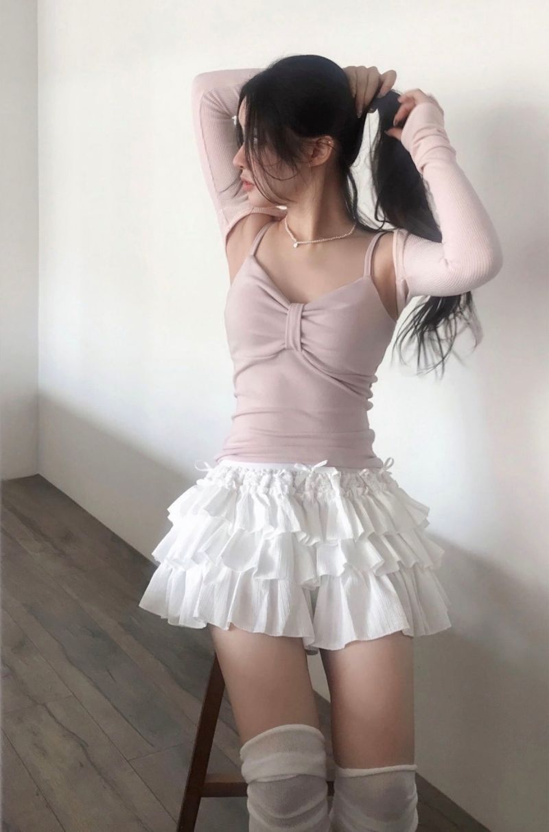 cloudemotion（クラウドエモーション）の「piz ribbon volume sleeveless top（Tops）」