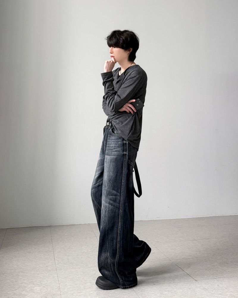 Miake Washing Flare Denim