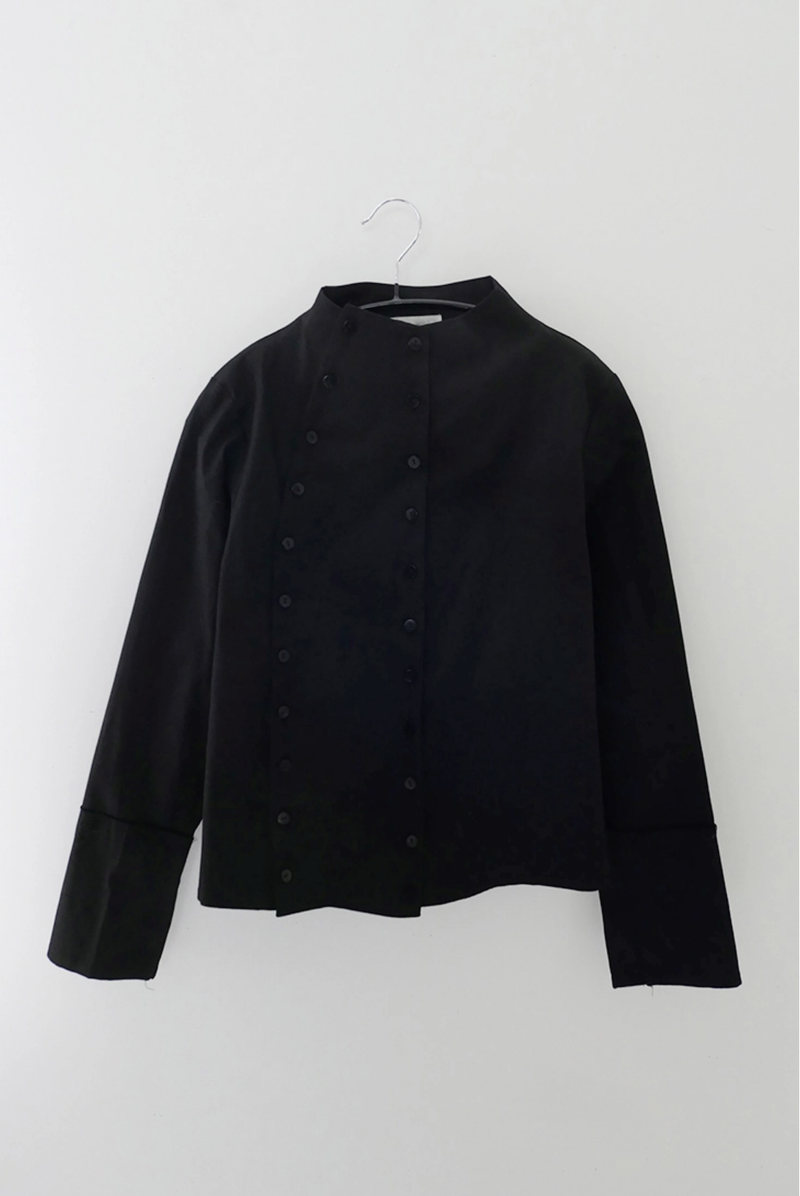double button blouse JK