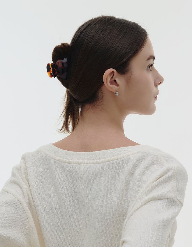 26SS★ Shell Point Hair Claw Clip