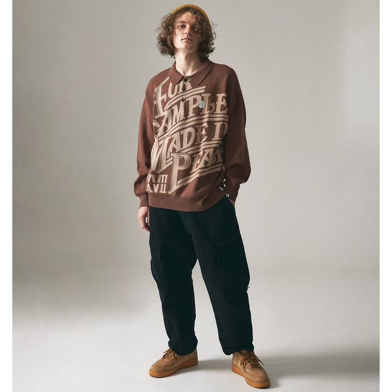 EXAMPLE MADE IN PEACE POLO KNIT SHIRTS