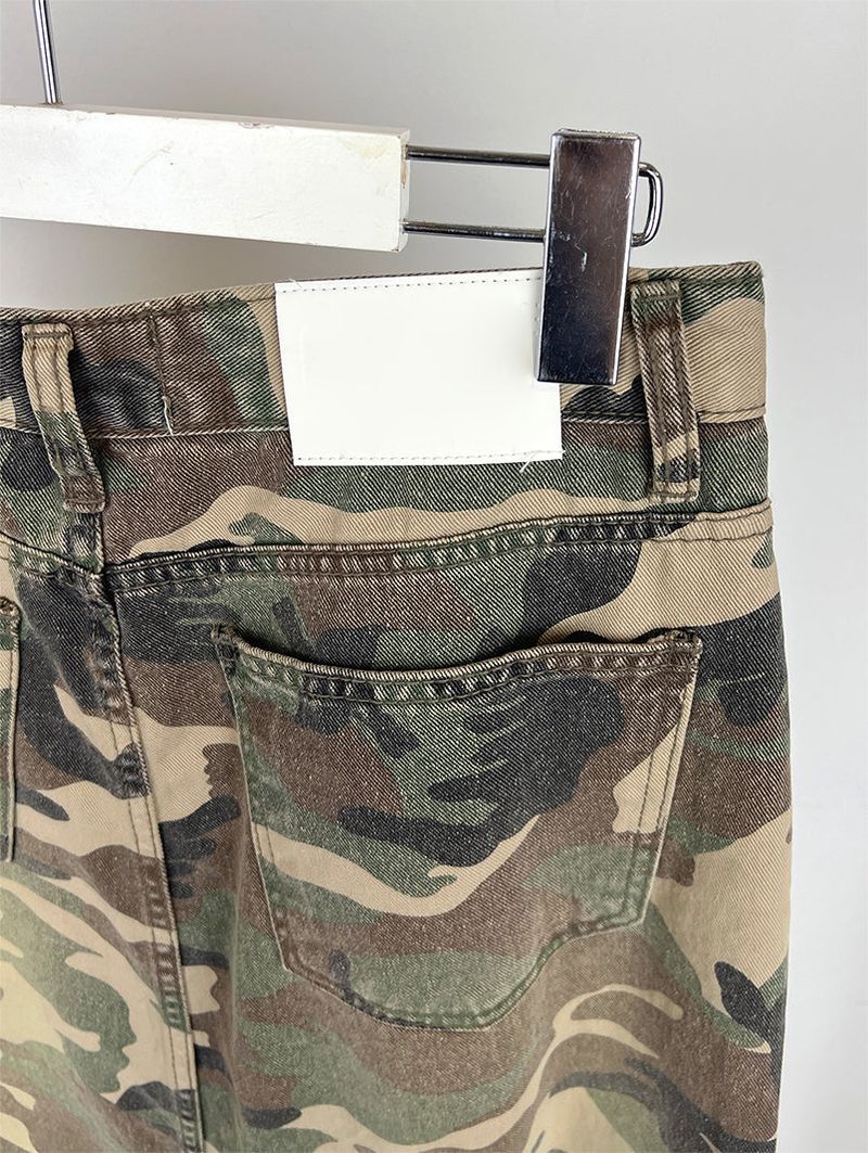 CAMOUFLAGE MAXI SKIRT