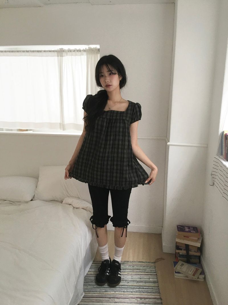 Plaid Blouse