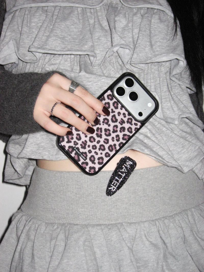 Wild Leo phone case (Dusty Pink)