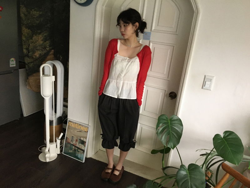 Neige frill harem pants (2color)