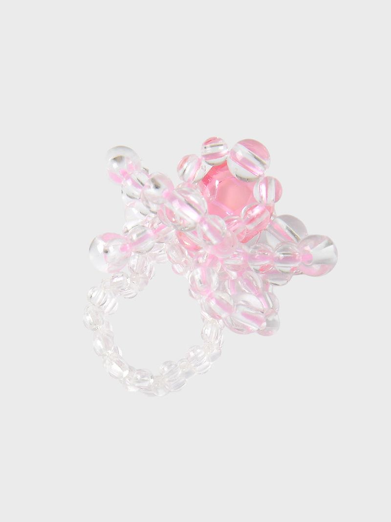 JELLY FLOWER RING (PINK)