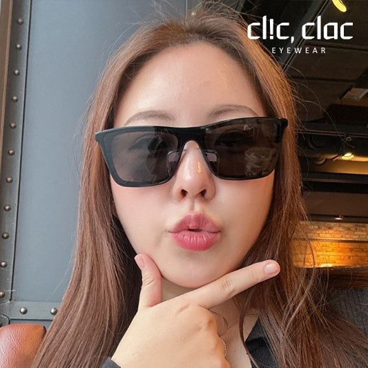 CLIC,CLAC（クリック,クラック）の「フラットサングラス CLIC,CLAC XOE（ファッション小物）」