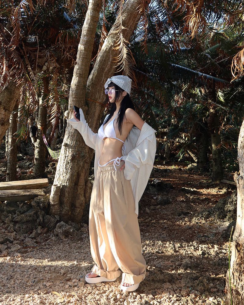 [Unisex] 6カラー オーバーサイズフィット リネンシャツ