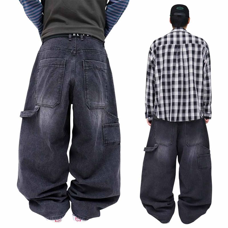 Y2K Carpenter Denim Balloon Pants