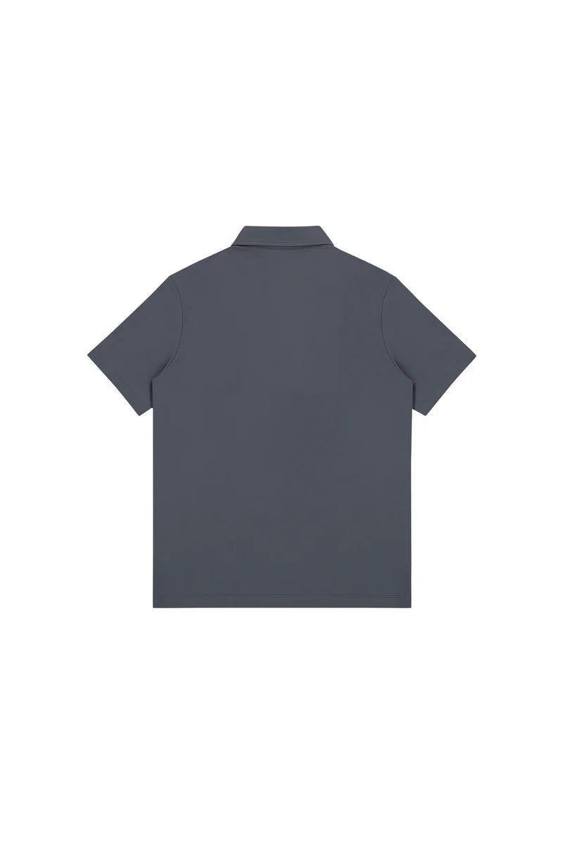 Silk Linen Polo Shirt