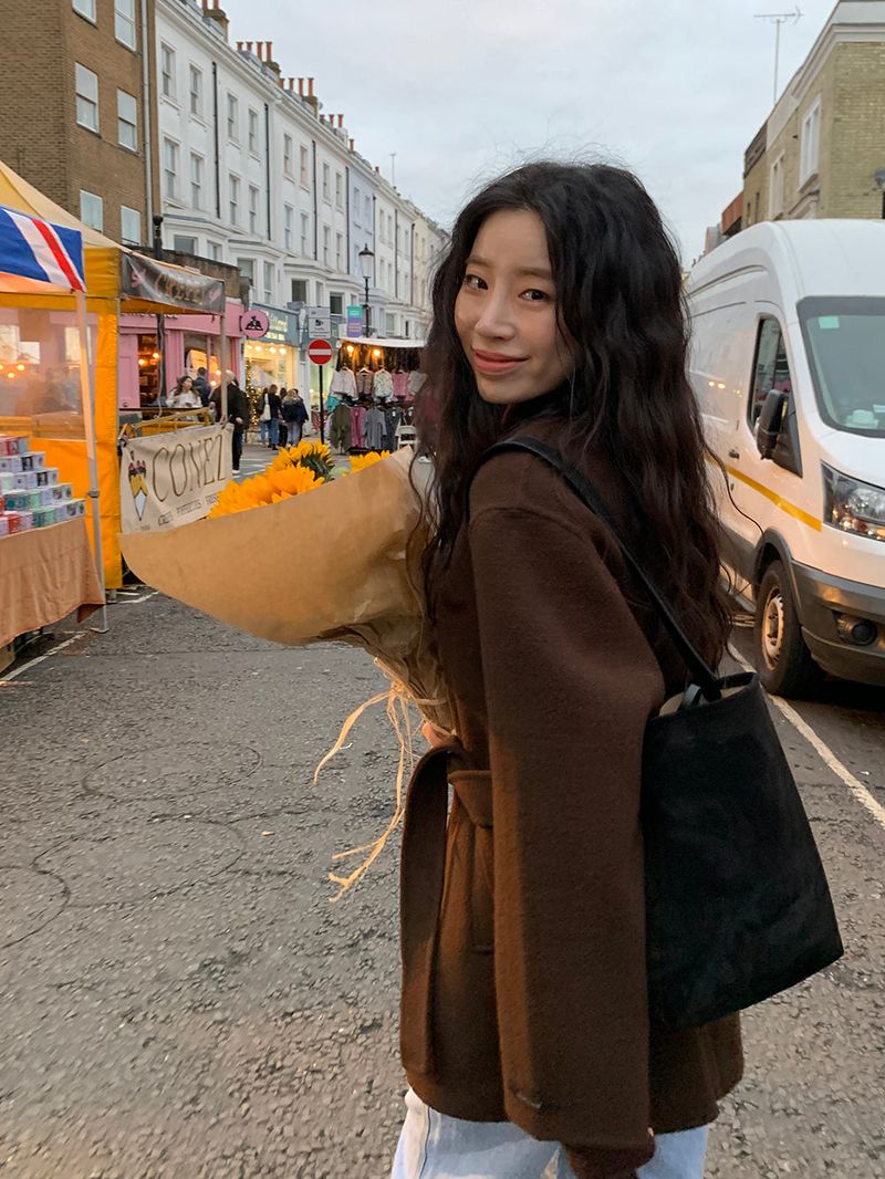 [MADE] reelfi high neck wool bouquet handmade coat