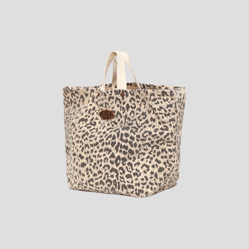 LEOPARD PATTERN CANVAS BAG