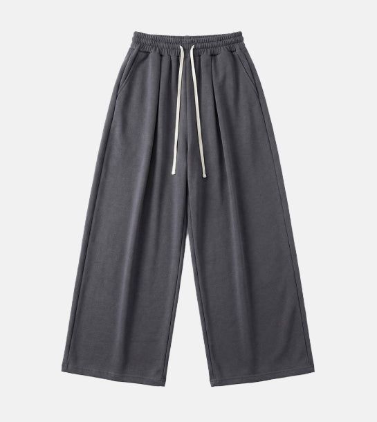 Nero Fleece Pintuck Pants