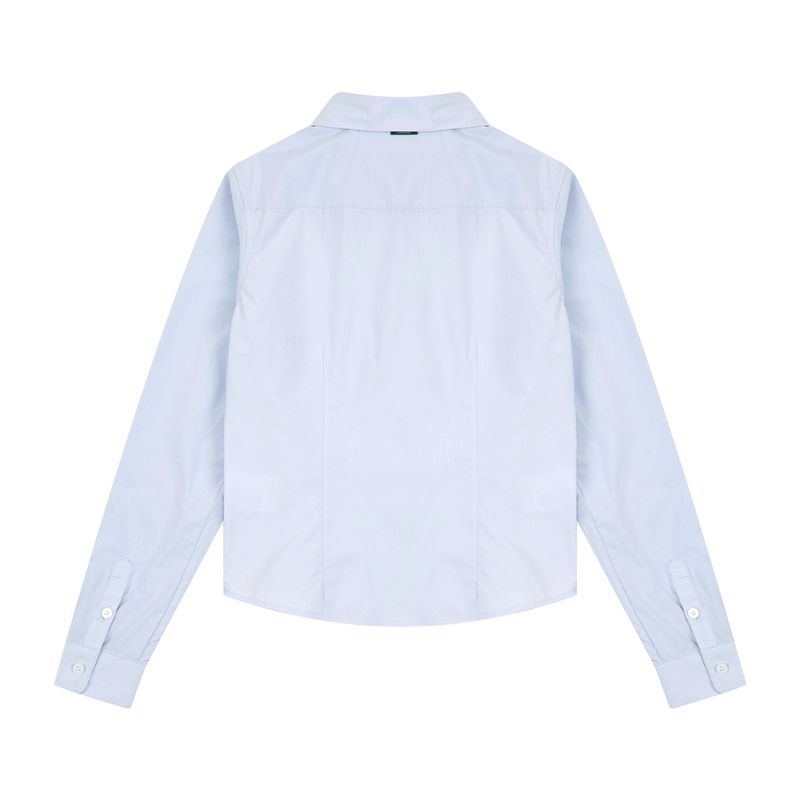 1/2  ROUX BASE SCHOOL TIE SHIRTS (SKY)