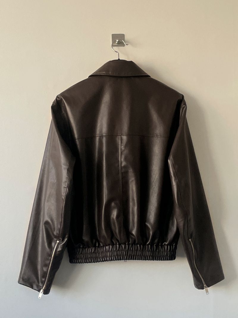 Lucy stud leather jacket
