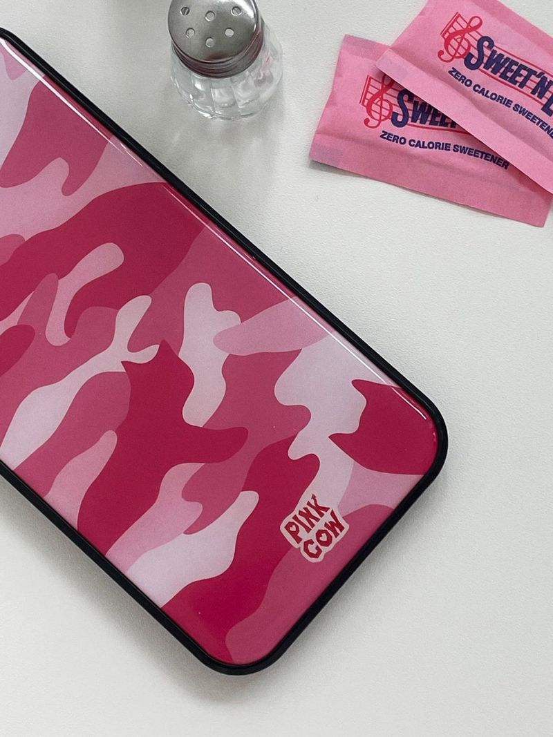 【MADE】 CAT camo phonecase (pink)