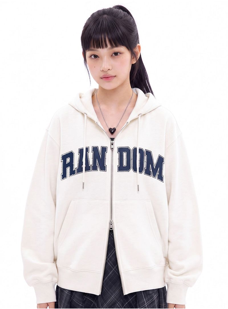 RANDOM ARCH 2-WAY ZIP-UP (3color)