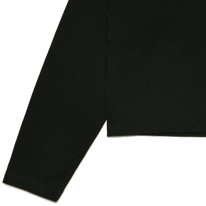 Men's Crop Long Sleeve T-Shirt Black