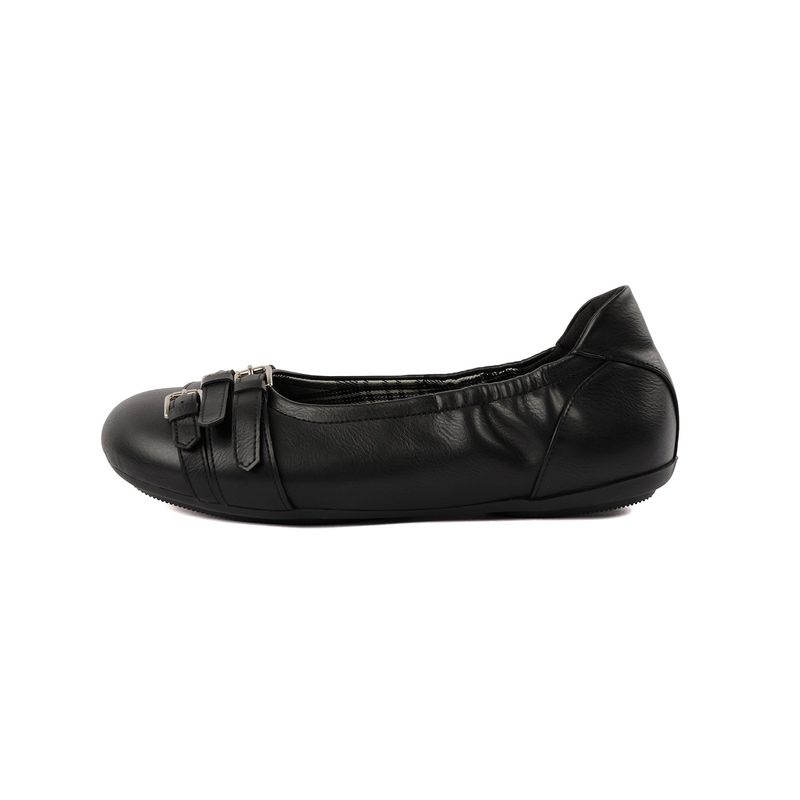 Closet 0040. Three Belted Flat Shoes - 3colors
