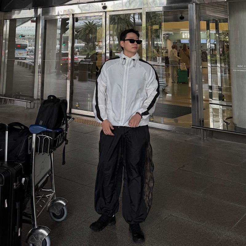 Camo Nylon Pants (3color)