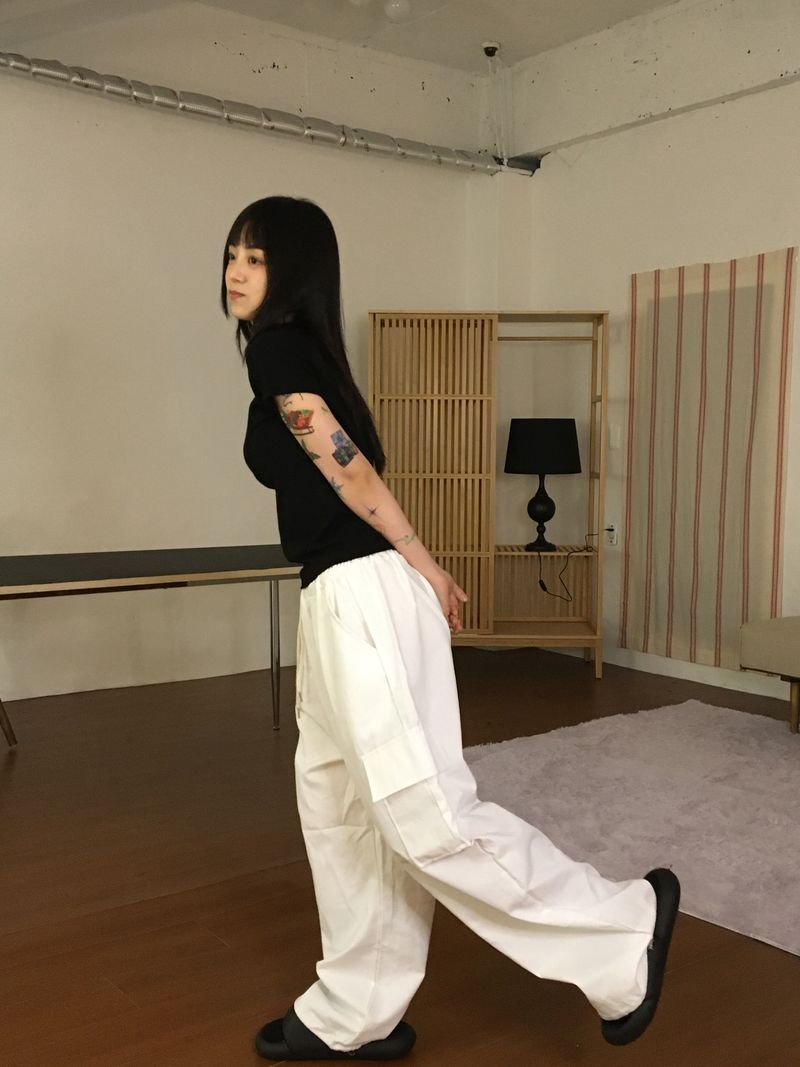 ハルユニセックスカーゴパンツ（2色）