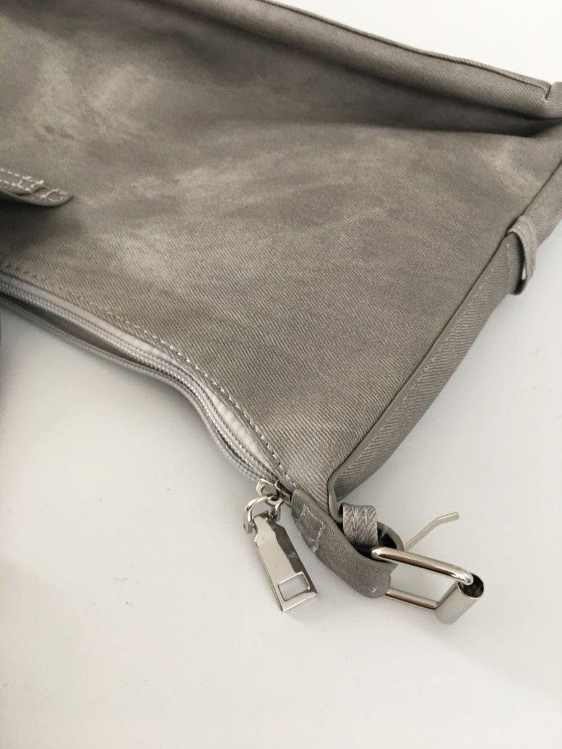 Ash tie-dye shoulder bag