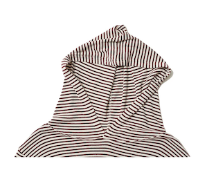 STAR STRIPE HOODIE - BURGUNDY