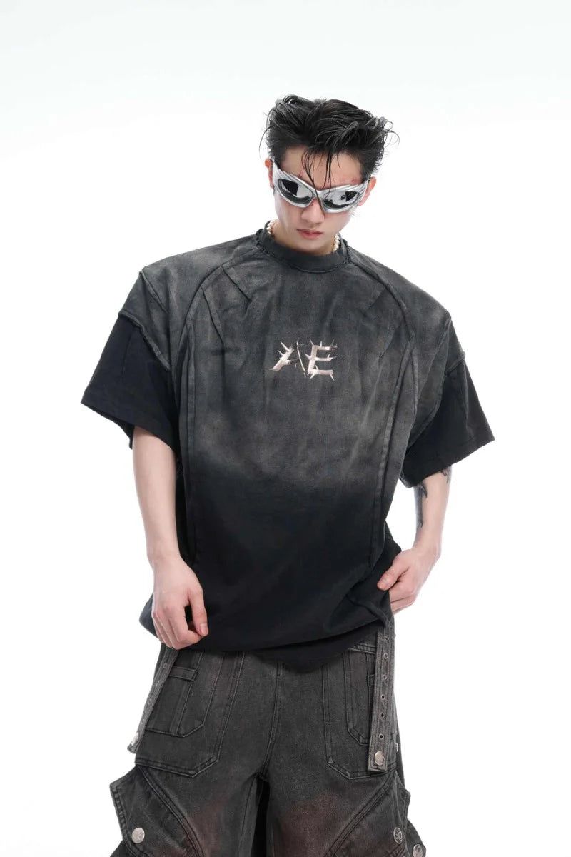Argue Cultureの「Vintage Washed Gradient Cotton Tee(Tops)」