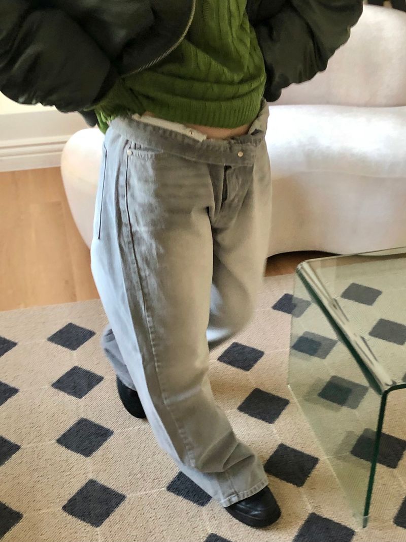 Canis gray denim pants