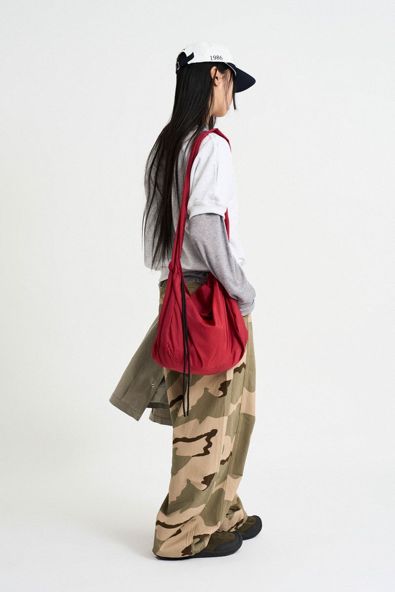 Rope cross shoulder bag