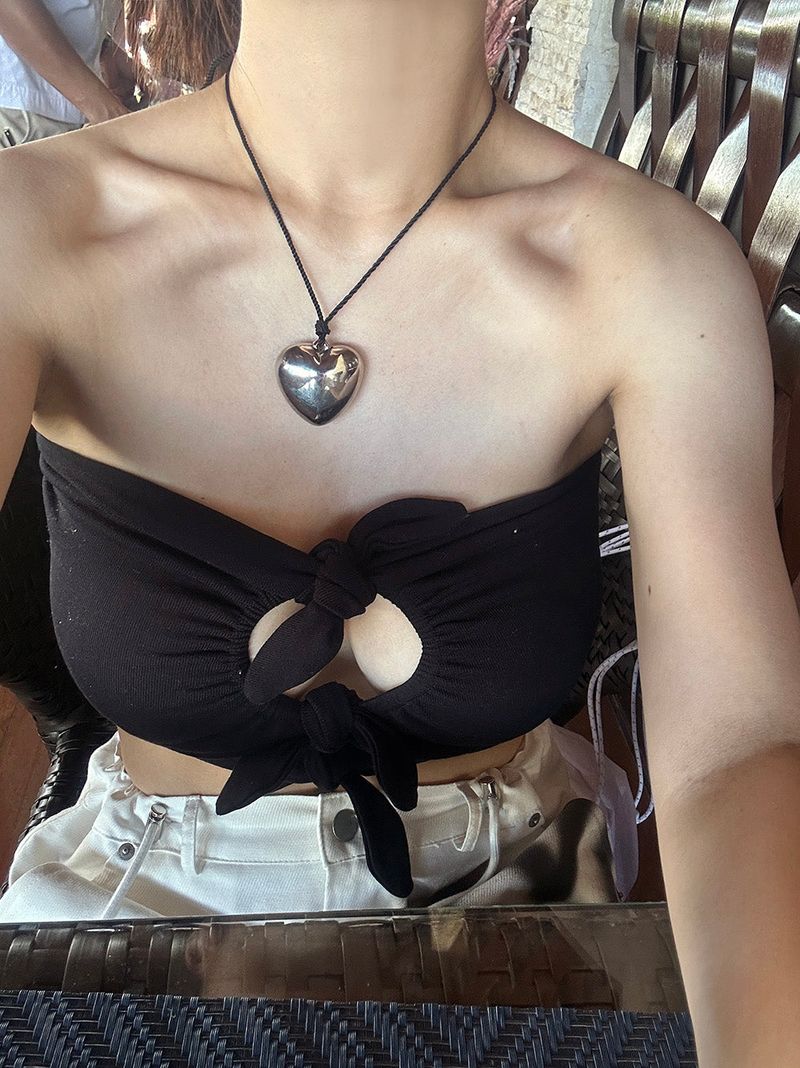 Ribbon Under-Boop Tube Top