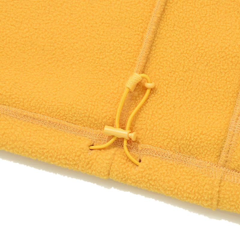 HALF ZIP UP FLEECE TOP [MUSTARD]