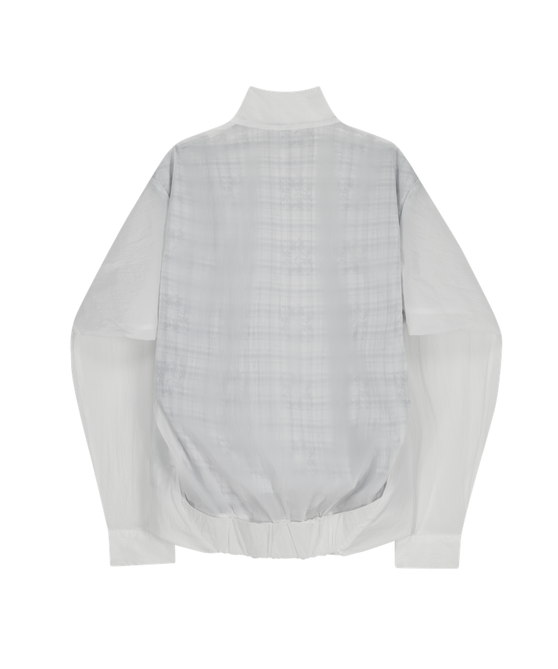Layered Sheer Blouson / Off White