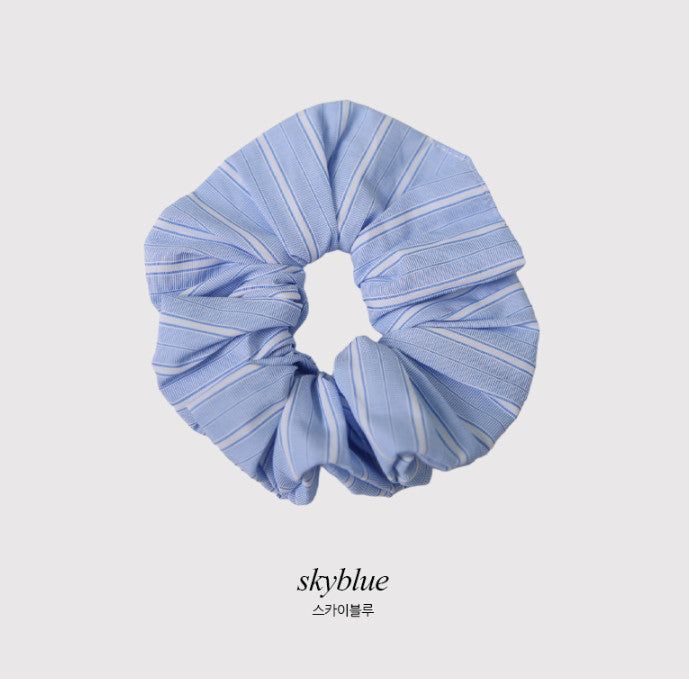 Stripe Hair Scrunchie (3color)
