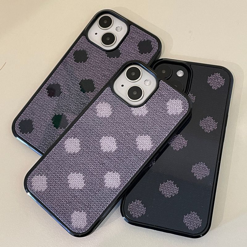 DOT GLASS BUMPER CASE_ GRAY & GRAY