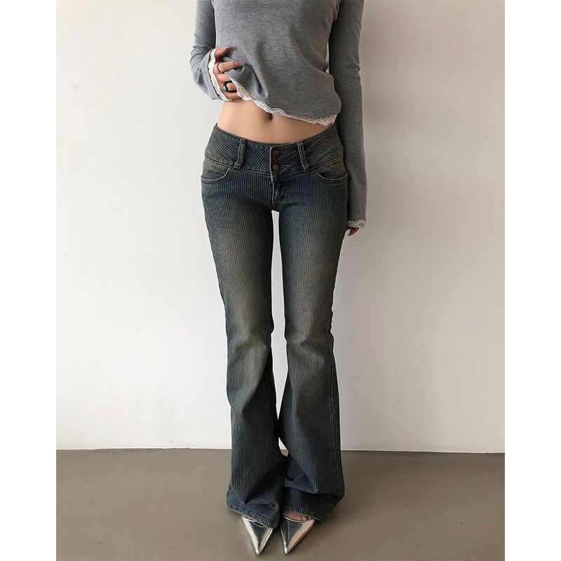 DEEP SWAY(ディープ スウェイ)の「Ben Two-button Stripe Bootscut(Pants)」
