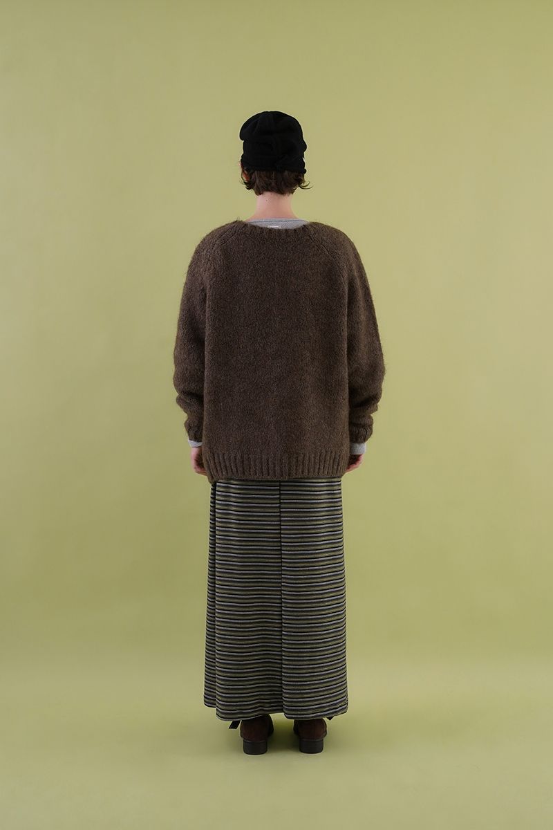 Softy alpaca cardigan_brown