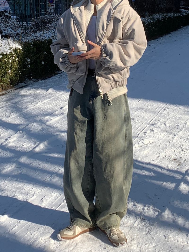 Brev Crop Corduroy Padding
