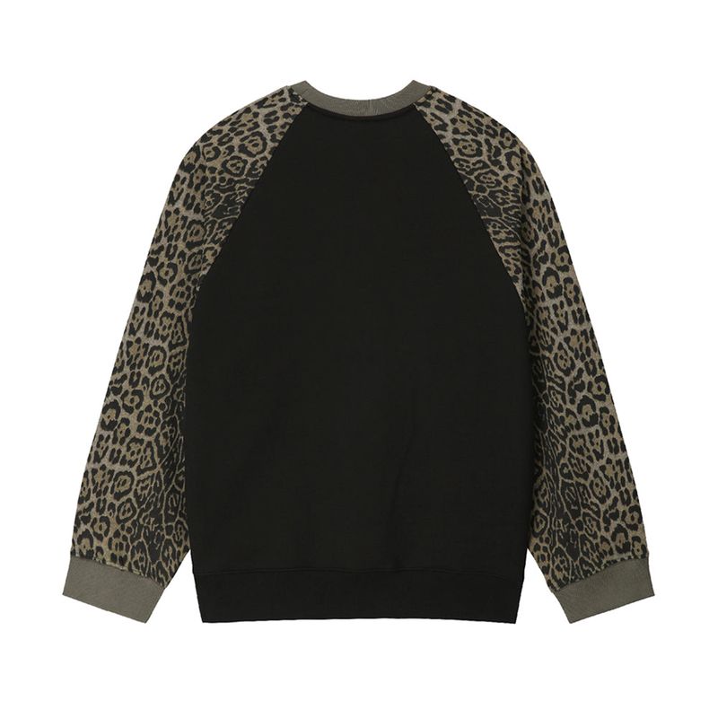 I LOVE ANIME Raglan Sweatshirt - LEOPARD