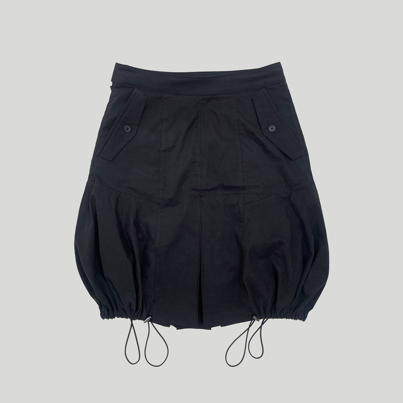 Still Lethardy（スティル レサーディ）の「PUMPKIN STRING SKIRT : BLACK（Skirts）」