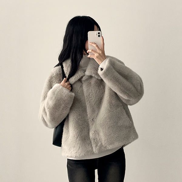 Somi Soft Touch Eco Per Collar Jacket