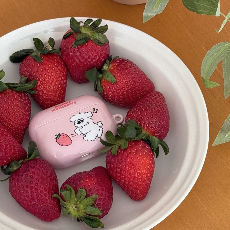 strawberry airpods case