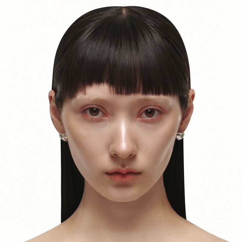 Half Heart Earrings